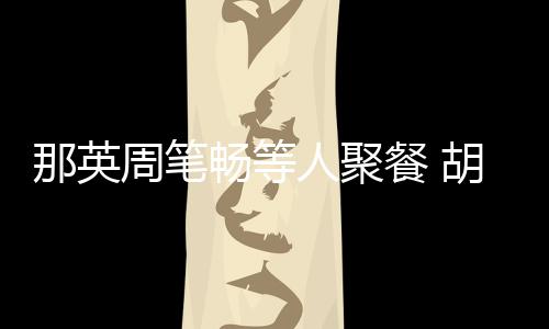 那英的老公两人周笔怎么畅等餐 胡静是谁人聚认识
