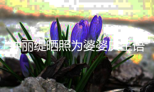 女儿 大婆婆缇晒钟丽照为语气出镜罕见庆生亲昵